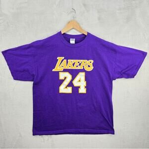 Los Angeles Lakers Kobe Bryant Shirt Mens XL Purple Jersey Style #24 NBA